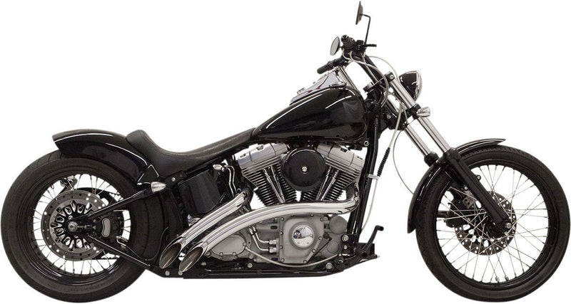 Bassani Xhaust Radial Sweepers Exhaust System - Curved, Full System, Set - Chrome for Harley-Davidson Softail & Dyna 1986-2017