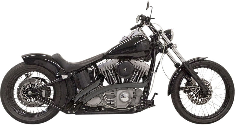 Bassani Xhaust Radial Sweepers Exhaust System - Steel, Set, Radius Sweeper - Black for Harley-Davidson Softail & Dyna 1986-2017