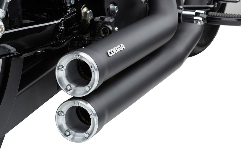 Cobra Speedster Short RPT Exhaust System - Full System, Each - Black for Harley-Davidson Sportster 2014-2022