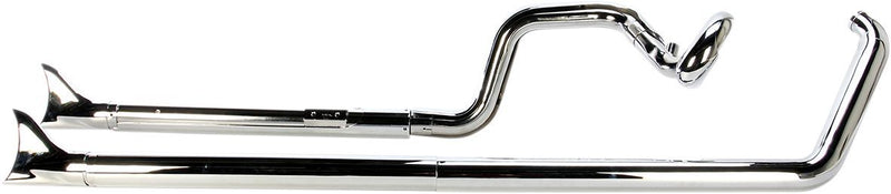 Cobra Bad Hombre Dual Exhaust System - 76,2 cm (30"), Full System, Straight - Chrome for Harley-Davidson Touring, Softail & Dyna 2007-2011