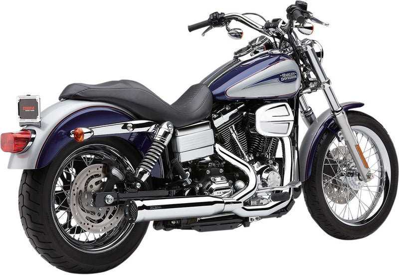 Cobra Powerpro HP 2:1 RPT Exhaust System - Each, Full System, PowerPro HP RPT - Chrome for Harley-Davidson Dyna 2012-2017