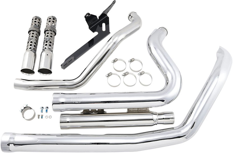 Cobra Speedster 909 Exhaust System - Each, Full System, Speedster Short - Chrome for Harley-Davidson Sportster 2007-2013