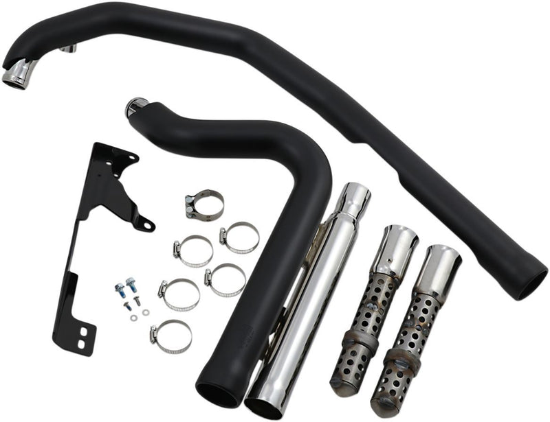 Cobra Speedster Short 909 Exhaust System - Full System, Each - Black for Harley-Davidson Sportster 2014-2022