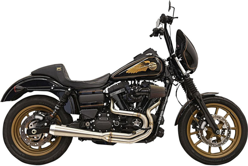 Bassani Xhaust Greg Lutzka Limited Edition 2:1 Exhaust System - Each, Upswept, Full System - Raw for Harley-Davidson Dyna 1991-2017