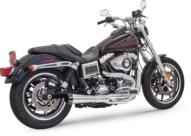 Bassani Xhaust Road Rage II Mega Power 2:1 System - Full System, Aluminum /  Steel, Each - Chrome for Harley-Davidson Dyna 1983-2017