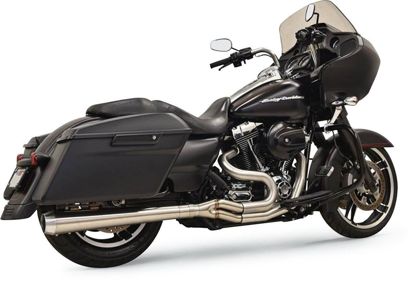 Bassani Xhaust Road Rage III Long 2:1 Touring Exhaust - Each, Full System, Stainless Steel - Raw for Harley-Davidson Touring 1995-2016