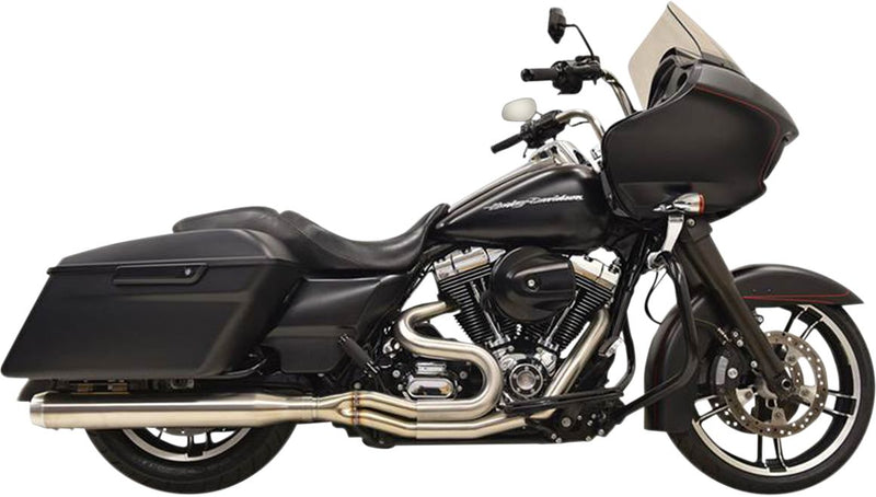 Bassani Xhaust Road Rage III Long 2:1 Touring Exhaust - Stainless Steel, Full System, Long /  Straight - Raw for Harley-Davidson Touring 1995-2016