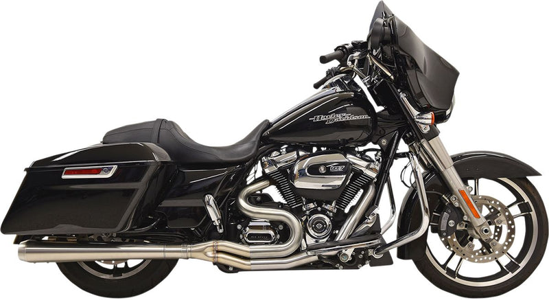 Bassani Xhaust Road Rage III Long 2:1 Touring Exhaust - Stainless Steel, Full System, Each - Raw for Harley-Davidson Touring & Trike 2017-2025