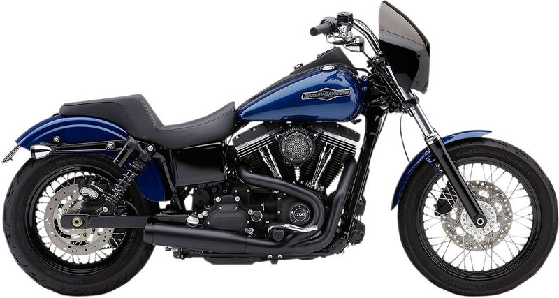 Cobra El Diablo 2:1 Exhaust System - Steel, Full System, Each - Black for Harley-Davidson Dyna 2012-2017