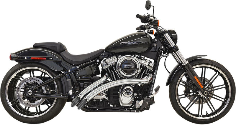 Bassani Xhaust Radial Sweepers Exhaust System - Radius Sweeper, Set, Steel - Chrome for Harley-Davidson Softail, Dyna & FXR 2018-2026
