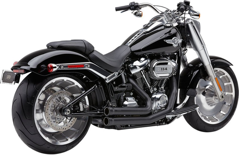 Cobra Speedster 909 Exhaust System - Each, Short /  Straight, Speedster Short - Black for Harley-Davidson Softail 2018-2020