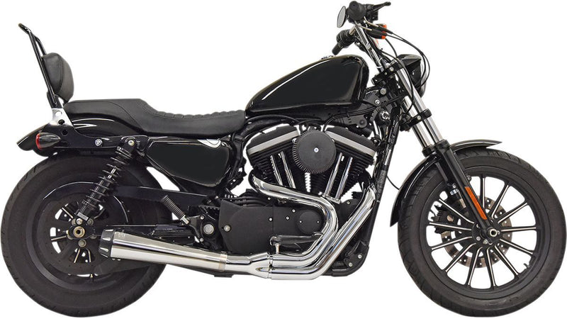Bassani Xhaust Road Rage 2:1 Exhaust System - Upswept, Full System, Each - Chrome for Harley-Davidson Sportster 1986-2003
