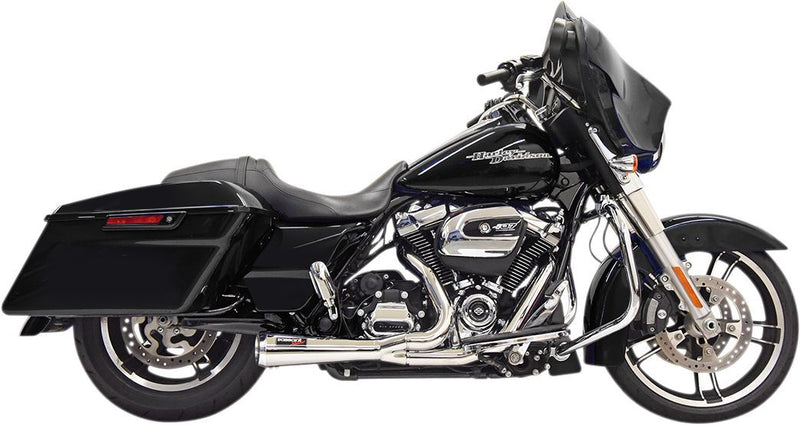 Bassani Xhaust Road Rage 2:1 Short Exhaust System - Full System, Each, Steel - Chrome for Harley-Davidson Touring 2017-2025