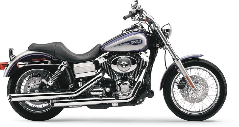 Cobra 3" Slashcut Slip-on Mufflers - Pair, Round for Harley-Davidson Dyna 1993-2017