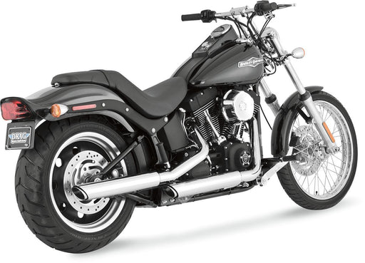 Vance & Hines 3" Round Twin Slash Slip-On Muffler - Part #18010384 - hogparts-uk.myshopify.com