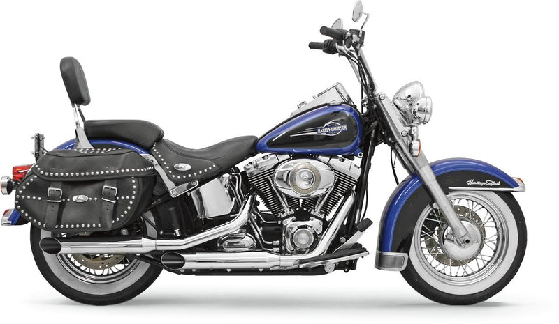 Bassani Xhaust Firepower Series Slip-on Mufflers - Pair for Harley-Davidson Softail 2007-2017
