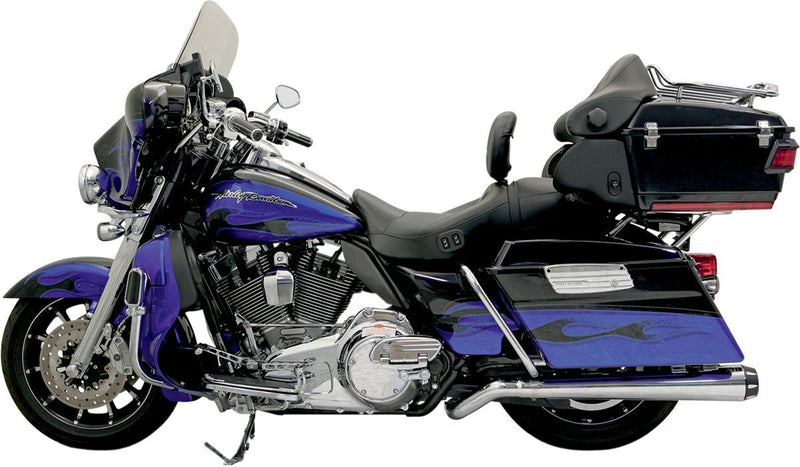 Bassani Xhaust Pseudo Left-side Megaphone Muffler - Each for Harley-Davidson Touring & Trike 2009-2020