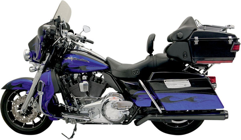 Bassani Xhaust Pseudo Left-side Megaphone Muffler - Each for Harley-Davidson Touring & Trike 2009-2020