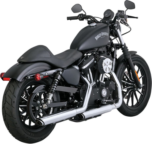 Vance & Hines 3" Round Twin Slash Slip-On Muffler - Part #18010676 - hogparts-uk.myshopify.com