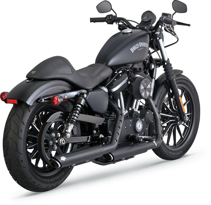 Vance & Hines 3" Round Twin Slash Slip-On Muffler - Part #18010677 - hogparts-uk.myshopify.com