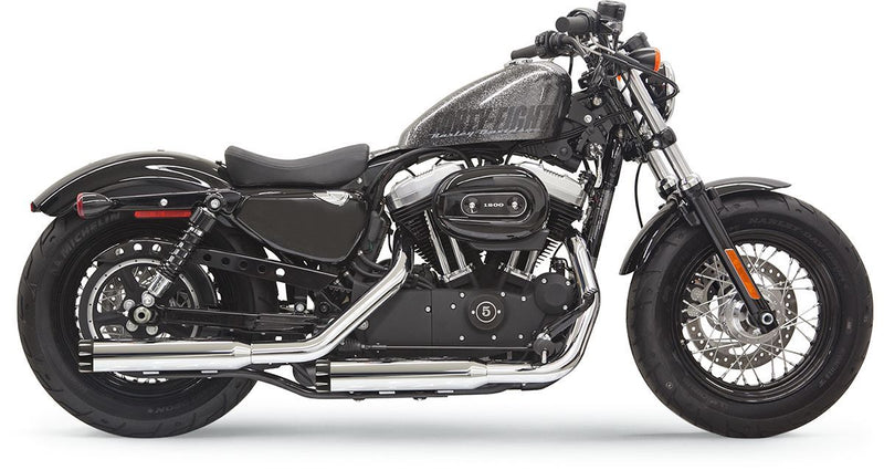 Bassani Xhaust Firepower Series Slip-on Mufflers - Pair for Harley-Davidson Sportster 2014-2022