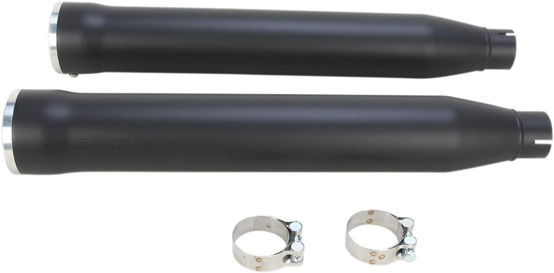 Cobra Slip-on Mufflers with Race Pro Tips - Round, Pair for Harley-Davidson Softail 2007-2017