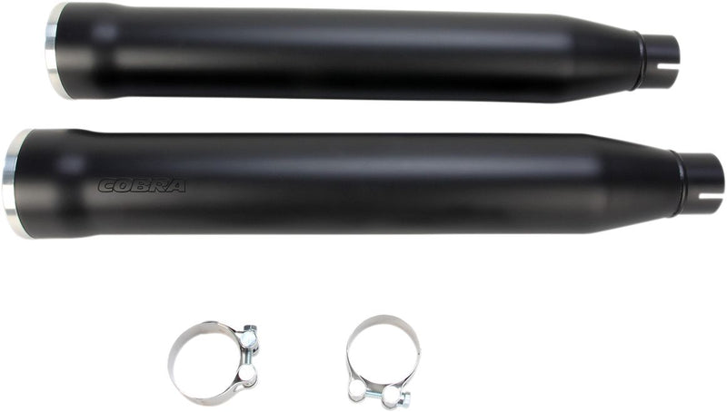 Cobra Slip-on Mufflers with Race Pro Tips - Pair, Round for Harley-Davidson Touring, Softail & Dyna 2007-2017