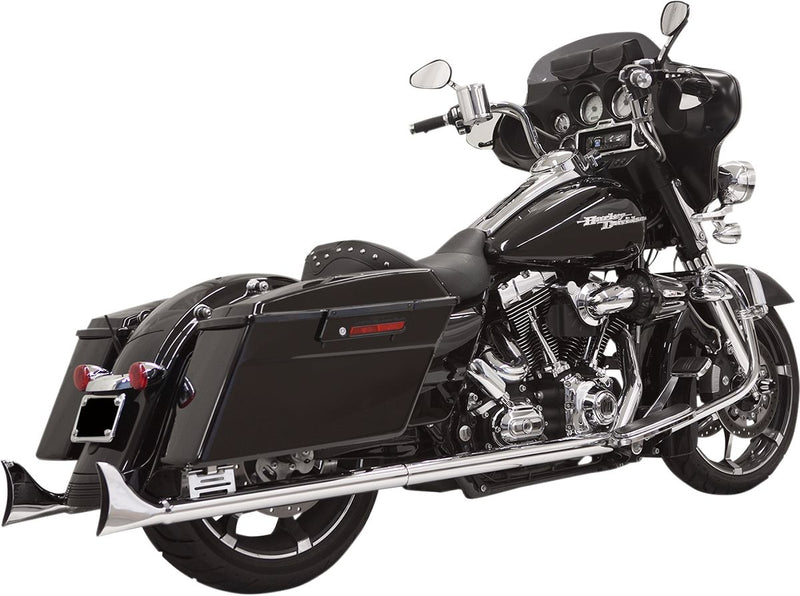 Bassani Xhaust Fishtail Slip-on Mufflers - 84 cm (33"), Pair for Harley-Davidson Touring & Trike 1995-2016