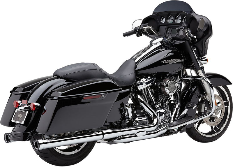Cobra Slip-on Mufflers with Race-pro Tips - Pair, RPT, Round for Harley-Davidson Touring 2017-2026