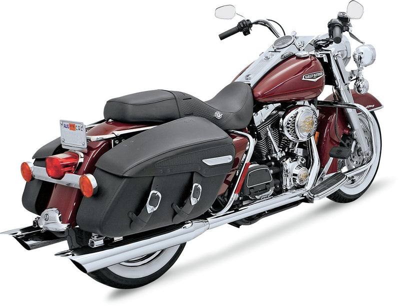 Bassani Xhaust True Dual Crossover Headpipes - Steel, Set - Chrome for Harley-Davidson Touring & Trike 1995-2015