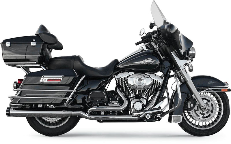 Bassani Xhaust True-dual Down Under Headpipes - Set, Steel - Chrome for Harley-Davidson Touring & Trike 2009-2016