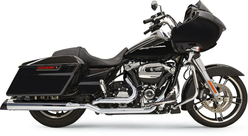 Bassani Xhaust True-dual Down Under Headpipes - Steel, Set - Chrome for Harley-Davidson Touring 2017-2025
