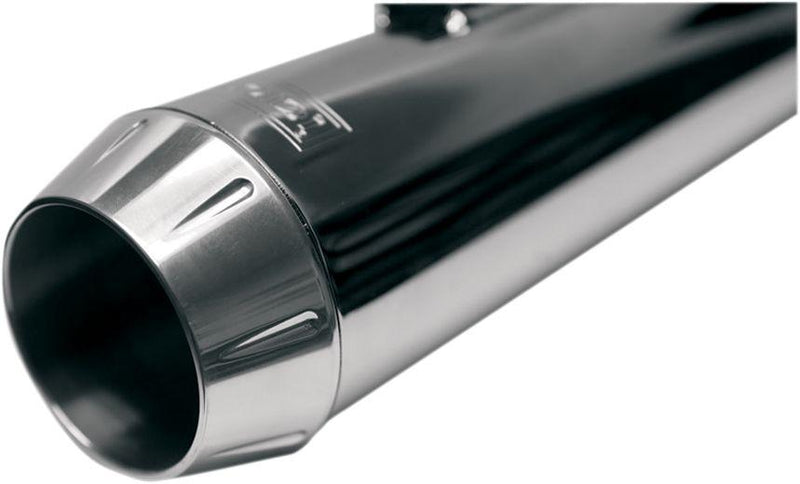 Bassani Xhaust Replacement End Cap - Each, Billet Aluminum, Tapered - Polished