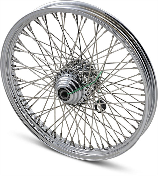 Drag Specialties Front Wheel 21X2.15 Single-Disc 80-Spoke Chrome - Part #02030086 - Hogparts UK
