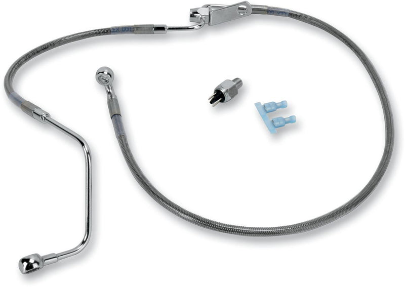 Drag Specialties Rear Brake Line Stainless Steel - Part #17412944 - Hogparts UK