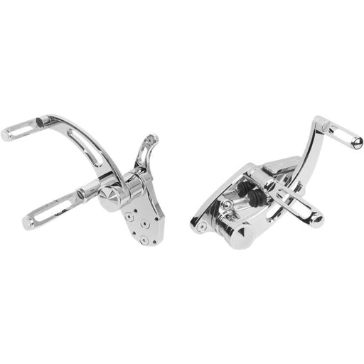 Accutronix  Forward Controls Slotted Standard Chrome - Part #136337 - Hogparts UK