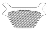 Drag Specialties Brake Pad Organic - Part #17200206 - Hogparts UK
