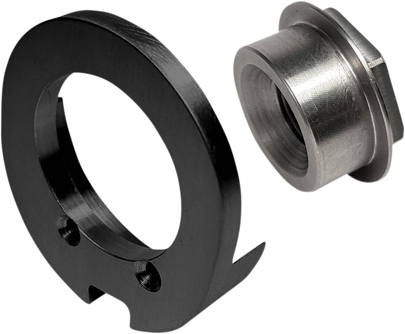 Heinz Bikes License Plate Side Mount Adapters - Kit, Axle for Harley-Davidson Dyna 1991-2005