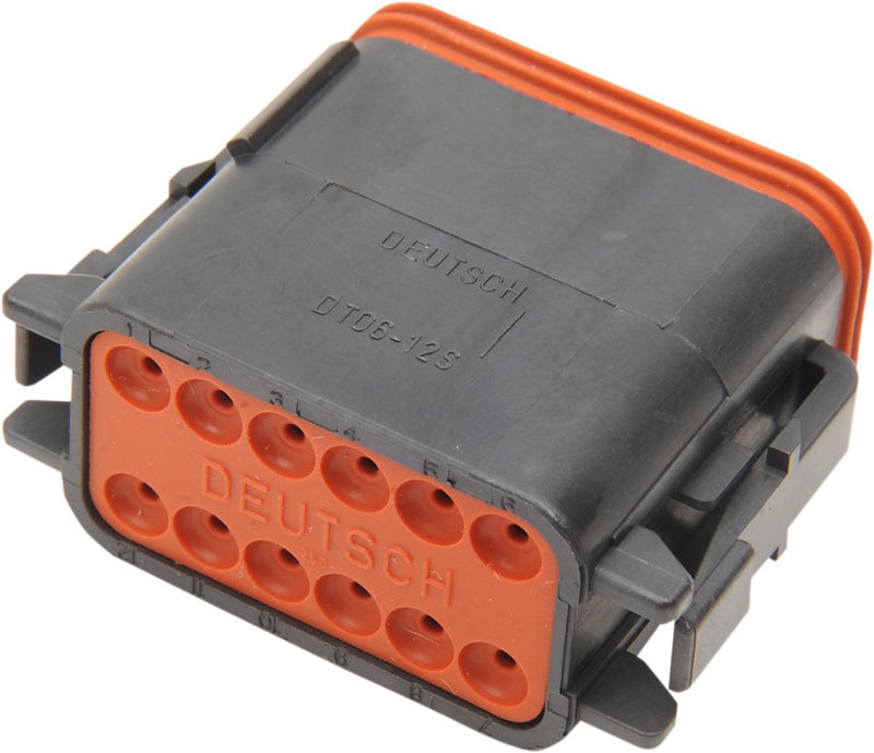Namz Deutsch DT Sealed Connector Component - with Clip, Each - Black