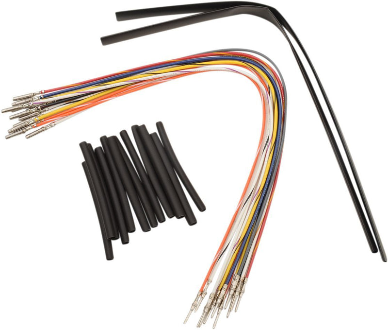 Namz Handlebar Wire Extension Kit - 30 cm (12") - Black for Harley-Davidson Softail, Sportster, Dyna & V-Rod 1996-2006