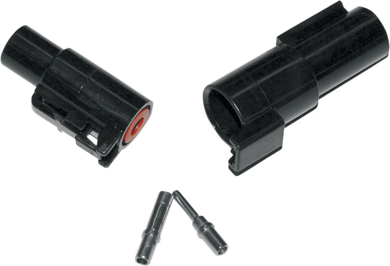 Namz Deutsch Plug and Receptacle Kit - Deutsch Connector KIT Regulator - Black for Harley-Davidson Touring, Softail, Sportster & Dyna 1994-2013