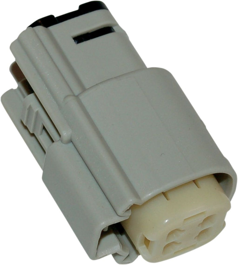 Namz Molex MX 150 Connector Component - Each, Double Row - Gray for Harley-Davidson Touring, Softail, Sportster & Dyna 2007-2013
