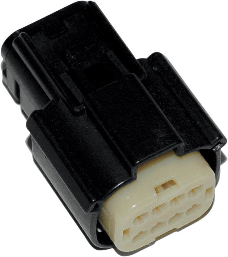 Namz Molex MX 150 Connector Component - Each, Double Row - Black for Harley-Davidson Touring, Softail, Sportster & Dyna 2007-2013