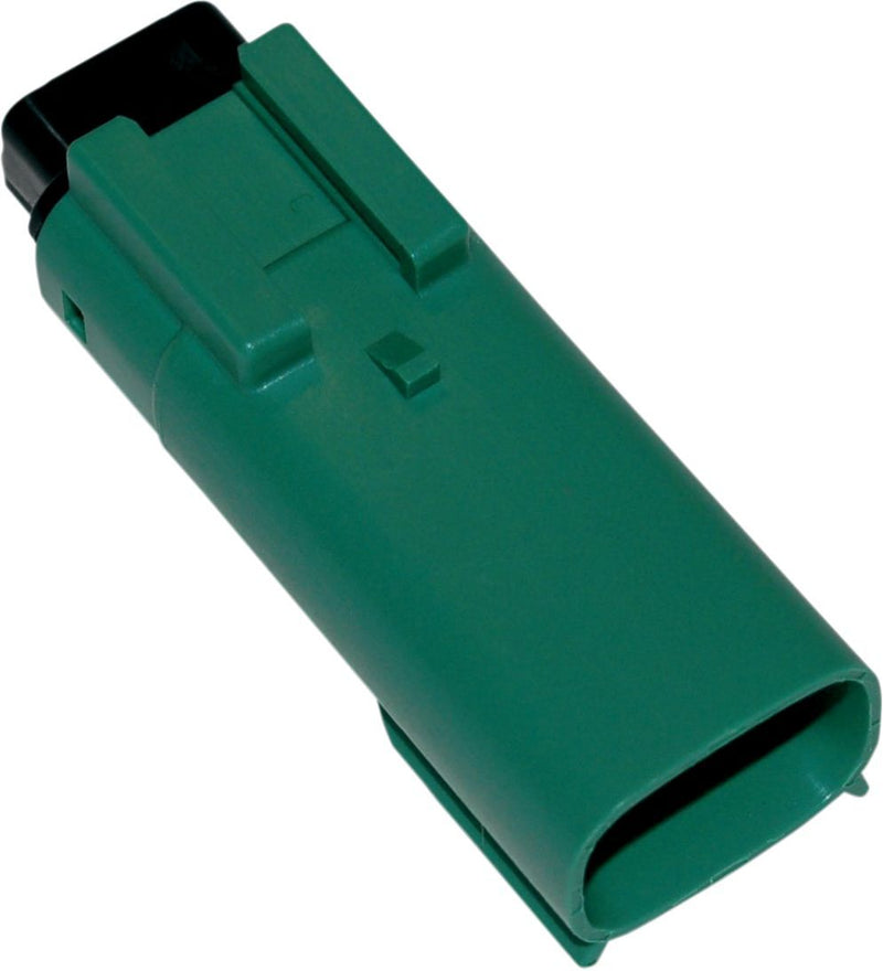 Namz Molex MX 150 Connector Component - Each, Single Row - Green for Harley-Davidson Touring, Softail, Sportster & Dyna 2007-2013