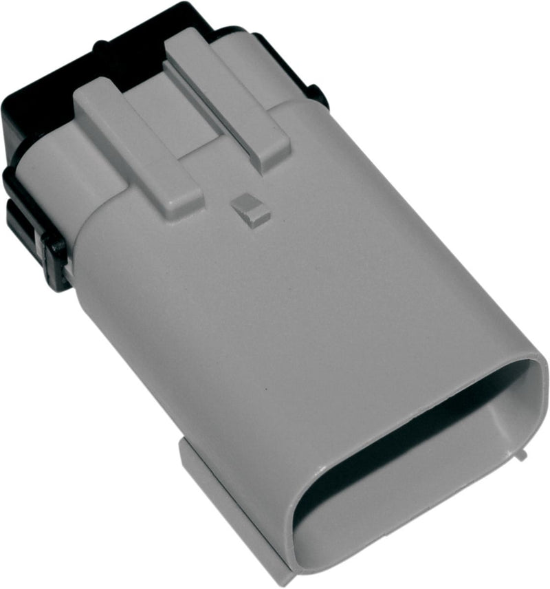 Namz Molex MX 150 Connector Component - Each, Double Row - Gray for Harley-Davidson Touring, Softail, Sportster & Dyna 2007-2013