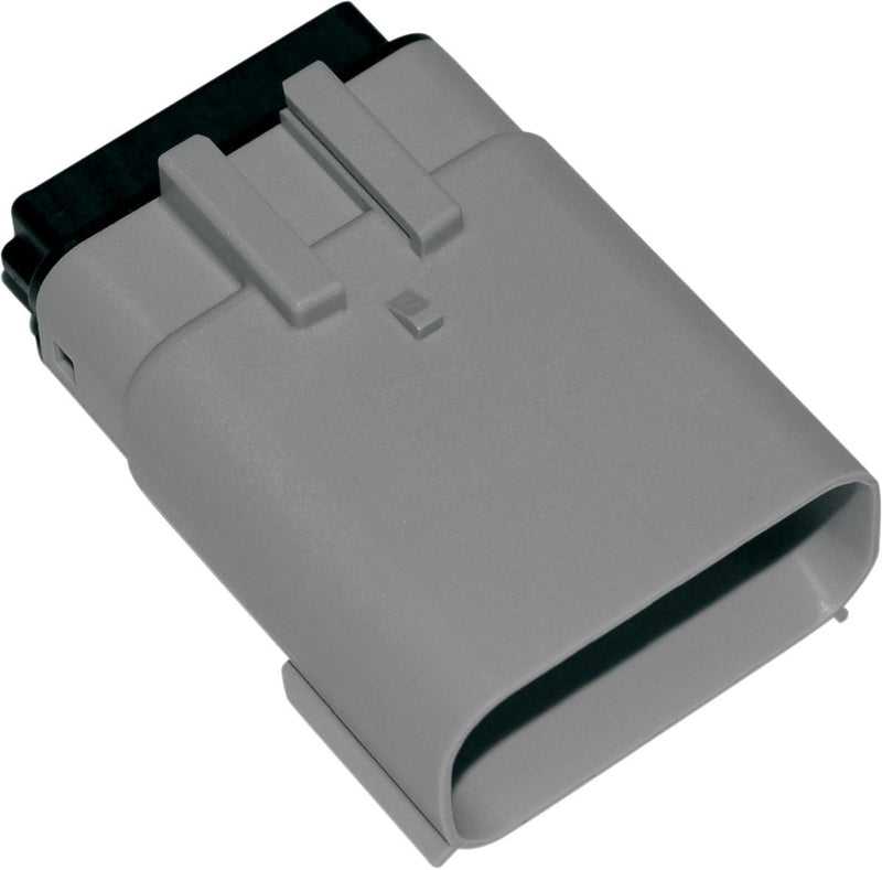 Namz Molex MX 150 Connector Component - Double Row, Each - Gray for Harley-Davidson Touring, Softail, Sportster & Dyna 2007-2013