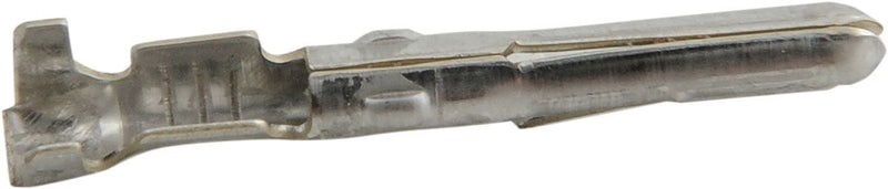 Namz AMP Mate-n-lock Stamped Terminals - 100 Pack - Silver for Harley-Davidson Touring, Softail, Sportster & Dyna 1970-1995