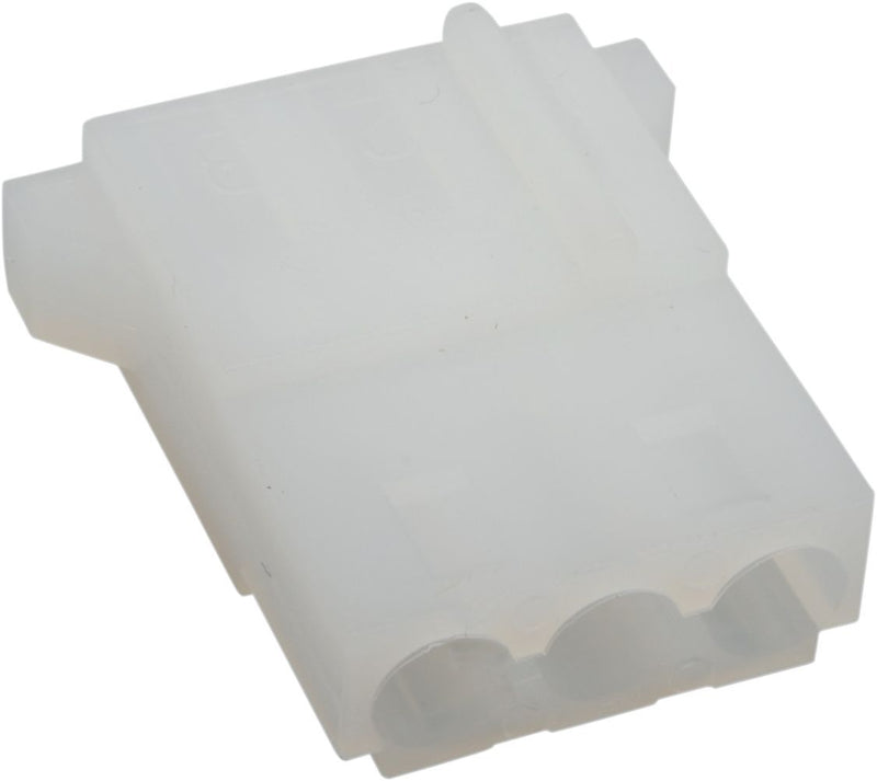 Namz AMP Mate-n-lock Connector - Each - White for Harley-Davidson Touring, Softail, Sportster & Dyna 1971-1995