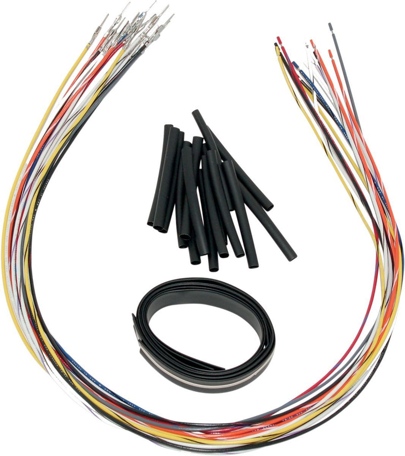 Namz Universal Handlebar Switch Wire Extension - Each, 61 cm (24") - Black for Harley-Davidson Softail, Sportster, Dyna & V-Rod 2007-2014