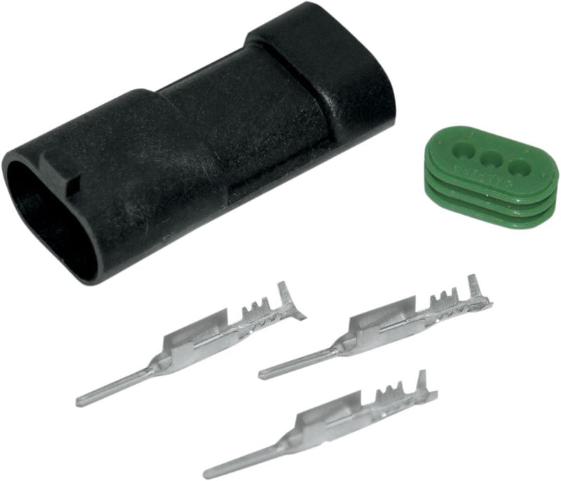 Namz Mating Connectors - Each - Black for Harley-Davidson Touring, Softail, Sportster & Dyna 2006-2024